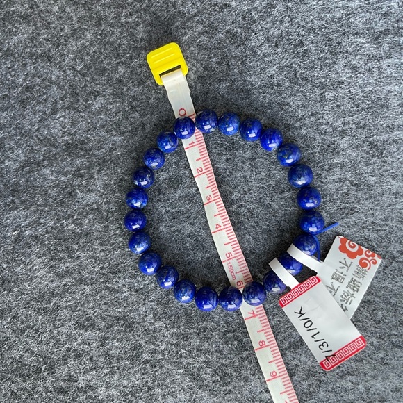 Lapis lazule beaded bracelet - Picture 6 of 6